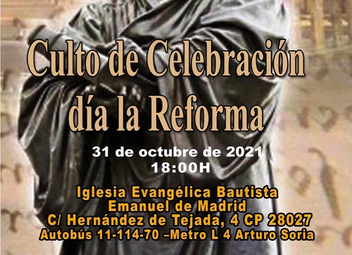 Culto celebración día de la reforma - Consejo Evangélico de Madrid