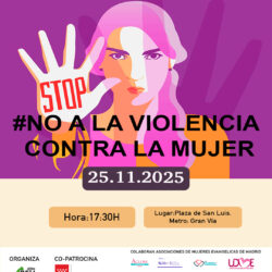 25 DE NOVIEMBRE- CONCENTRACIÓN DE MUJERES CRISTIANAS EVANGÉLICAS CONTRA LA VIOLENCIA HACIA LA MUJER